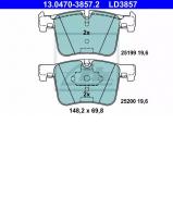 Комплект тормозных колодок ATE 13.0470-3857.2 Комплект тормозных колодок ATE 13.0470-3857.2