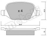 Комплект тормозных колодок METELLI 22-0324-1 Комплект тормозных колодок METELLI 22-0324-1