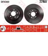 Тормозной диск TRW DF4360