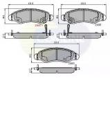 Комплект тормозных колодок COMLINE CBP31297 Комплект тормозных колодок COMLINE CBP31297