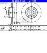 Тормозной диск ATE 24.0112-0158.1 Тормозной диск ATE 24.0112-0158.1