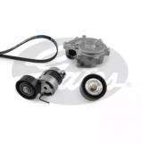 Комплект водяного насоса / ручейковых ремней GATES KP116PK1873 Комплект водяного насоса / ручейковых ремней GATES KP116PK1873