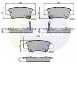 Комплект тормозных колодок COMLINE CBP31674 Комплект тормозных колодок COMLINE CBP31674