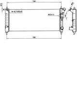 Теплообменник NRF 58154 Теплообменник NRF 58154