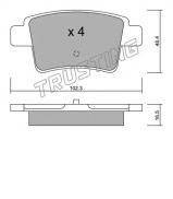 Комплект тормозных колодок TRUSTING 817.0 Комплект тормозных колодок TRUSTING 817.0
