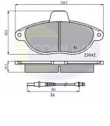 Комплект тормозных колодок COMLINE CBP2714 Комплект тормозных колодок COMLINE CBP2714