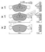 Комплект тормозных колодок TRUSTING 084.0 Комплект тормозных колодок TRUSTING 084.0