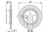 Тормозной диск BOSCH 0 986 479 394 Тормозной диск BOSCH 0 986 479 394