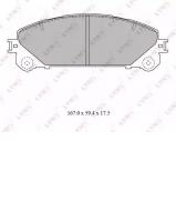 Комплект тормозных колодок LYNXauto BD-7596 Комплект тормозных колодок LYNXauto BD-7596