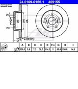 Тормозной диск ATE 24.0109-0155.1