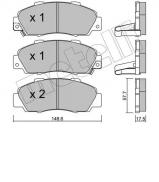 Комплект тормозных колодок METELLI 22-0298-0 Комплект тормозных колодок METELLI 22-0298-0