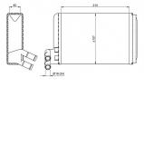 Теплообменник NRF 58524 Теплообменник NRF 58524