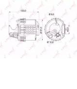 Фильтр LYNXauto LF-364M Фильтр LYNXauto LF-364M