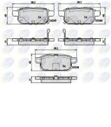 Комплект тормозных колодок COMLINE CBP32128 Комплект тормозных колодок COMLINE CBP32128