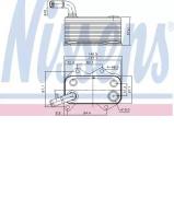 Теплообменник NISSENS 90660 Теплообменник NISSENS 90660