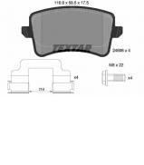 Комплект тормозных колодок TEXTAR 2460601 Комплект тормозных колодок TEXTAR 2460601