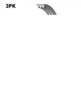 Ремень GATES 3PK838 Ремень GATES 3PK838