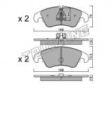 Комплект тормозных колодок TRUSTING 791.0 Комплект тормозных колодок TRUSTING 791.0