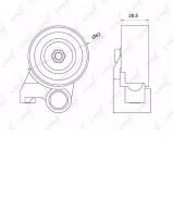 Ролик LYNXauto PB-1072 Ролик LYNXauto PB-1072
