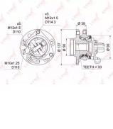 Комплект подшипника LYNXauto WH-1314