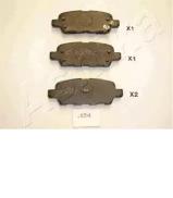 Комплект тормозных колодок ASHIKA 51-01-154 Комплект тормозных колодок ASHIKA 51-01-154