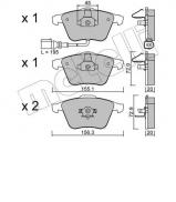 Комплект тормозных колодок METELLI 22-0549-2 Комплект тормозных колодок METELLI 22-0549-2
