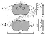 Комплект тормозных колодок TRUSTING 564.1 Комплект тормозных колодок TRUSTING 564.1
