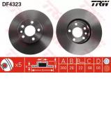 Тормозной диск TRW DF4323 Тормозной диск TRW DF4323