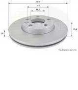 Тормозной диск COMLINE ADC1418V Тормозной диск COMLINE ADC1418V