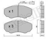 Комплект тормозных колодок METELLI 22-0325-0 Комплект тормозных колодок METELLI 22-0325-0