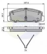 Комплект тормозных колодок COMLINE CBP0986 Комплект тормозных колодок COMLINE CBP0986