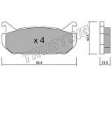 Комплект тормозных колодок TRUSTING 312.0 Комплект тормозных колодок TRUSTING 312.0