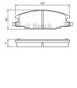 Комплект тормозных колодок BOSCH 0 986 460 960 Комплект тормозных колодок BOSCH 0 986 460 960