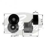 Ролик GATES T38431 Ролик GATES T38431