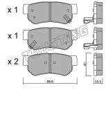 Комплект тормозных колодок TRUSTING 374.0 Комплект тормозных колодок TRUSTING 374.0
