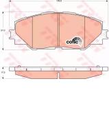 Комплект тормозных колодок TRW GDB3424 Комплект тормозных колодок TRW GDB3424