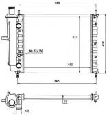 Теплообменник NRF 58016 Теплообменник NRF 58016