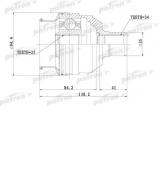 Шарнирный комплект PATRON PCV1072 Шарнирный комплект PATRON PCV1072
