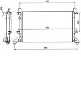 Теплообменник NRF 58240 Теплообменник NRF 58240