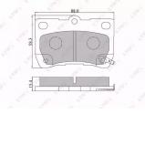 Комплект тормозных колодок LYNXauto BD-7544 Комплект тормозных колодок LYNXauto BD-7544