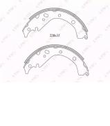 Комлект тормозных накладок LYNXauto BS-7512 Комлект тормозных накладок LYNXauto BS-7512