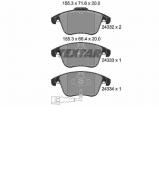 Комплект тормозных колодок TEXTAR 2433301 Комплект тормозных колодок TEXTAR 2433301